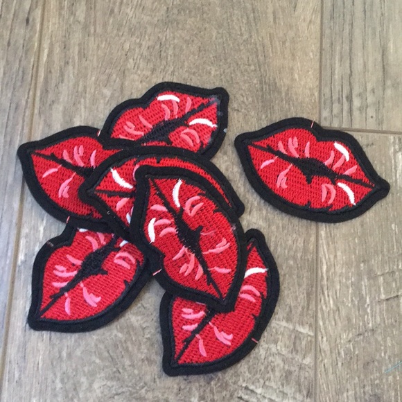 Zumiez Other - Red lip patches, 3